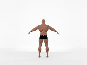 musculer man 3D Model