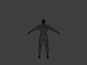 musculer man 3D Модель