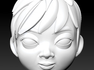 asian school girl in uniform Modelo 3D