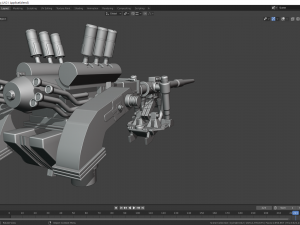 sister ray final fantasy vii Modèle 3D