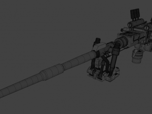 sister ray final fantasy vii Modèle 3D