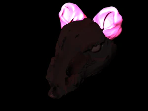 richte mask hotline miami 2 3D Model