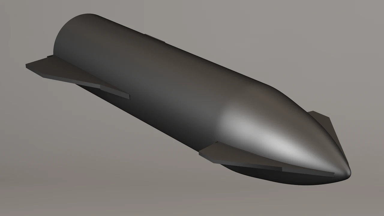 starship cn 10 alpha 3D Model .c4d .max .obj .3ds .fbx .stl .blend 