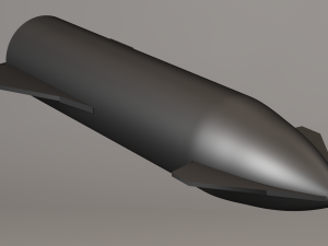 starship cn 10 alpha 3D 模型