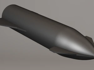starship cn 10 alpha 3D Model