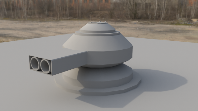low poly turrent 2021 for game 3D Model .c4d .max .obj .3ds .fbx .stl .blend 