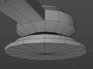 low poly turrent 2021 for game 3D Model