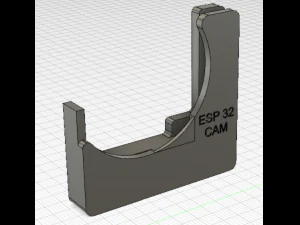 ESP 32 캠용 카메라 마운트 3D 프린트 모델