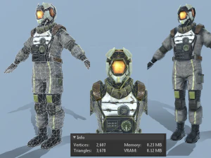 astronaut 3D Model