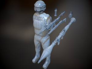 operator and 3D 模型