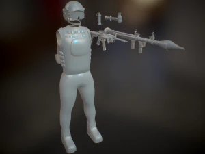 operator and 3D Model