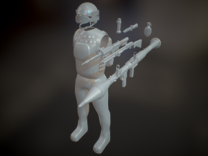 operator and 3D 模型