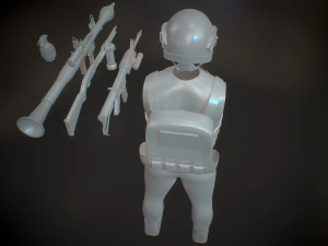 operator and 3D Model