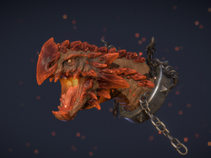 one angery dragon boi Modello 3D