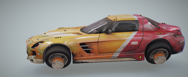 mercedes 3Dモデル .c4d .max .obj .3ds .fbx .stl .blend