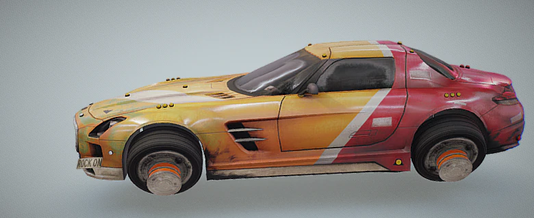 mercedes 3D Model .c4d .max .obj .3ds .fbx .stl .blend 