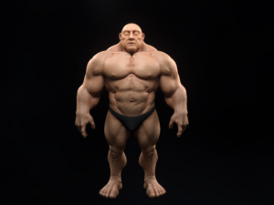 mountain of muscles 3Dモデル