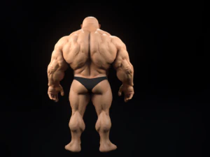 mountain of muscles 3D Model