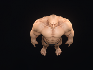 mountain of muscles 3D Model