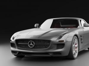 mercedesslsamg 3D मॉडल