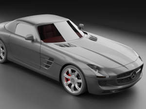 mercedesslsamg 3D मॉडल