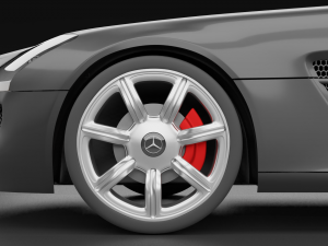 mercedesslsamg 3D मॉडल