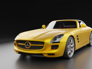 mercedesslsamg 3D मॉडल