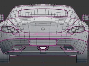 mercedesslsamg 3D Model