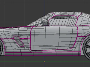 mercedesslsamg 3D Model