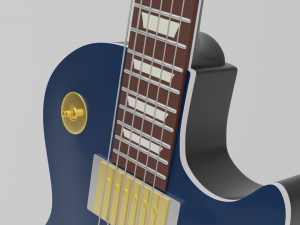 gibson lespaule Modèle 3D