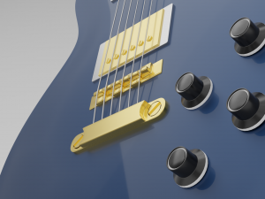 gibson lespaule Modèle 3D