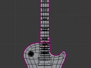 gibson lespaule Modèle 3D