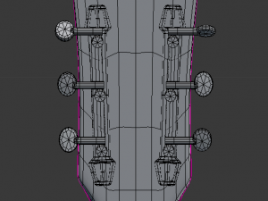 gibson lespaule Modèle 3D