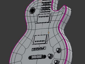 gibson lespaule Modèle 3D