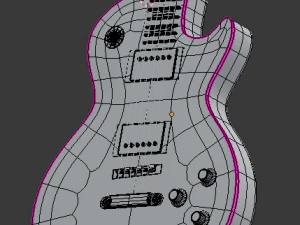 gibson lespaule 3D Model