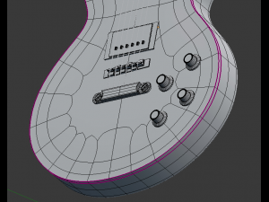 gibson lespaule Modèle 3D