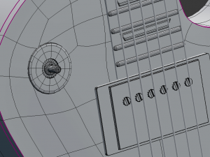 gibson lespaule Modèle 3D