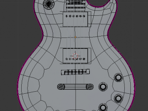 gibson lespaule Modèle 3D