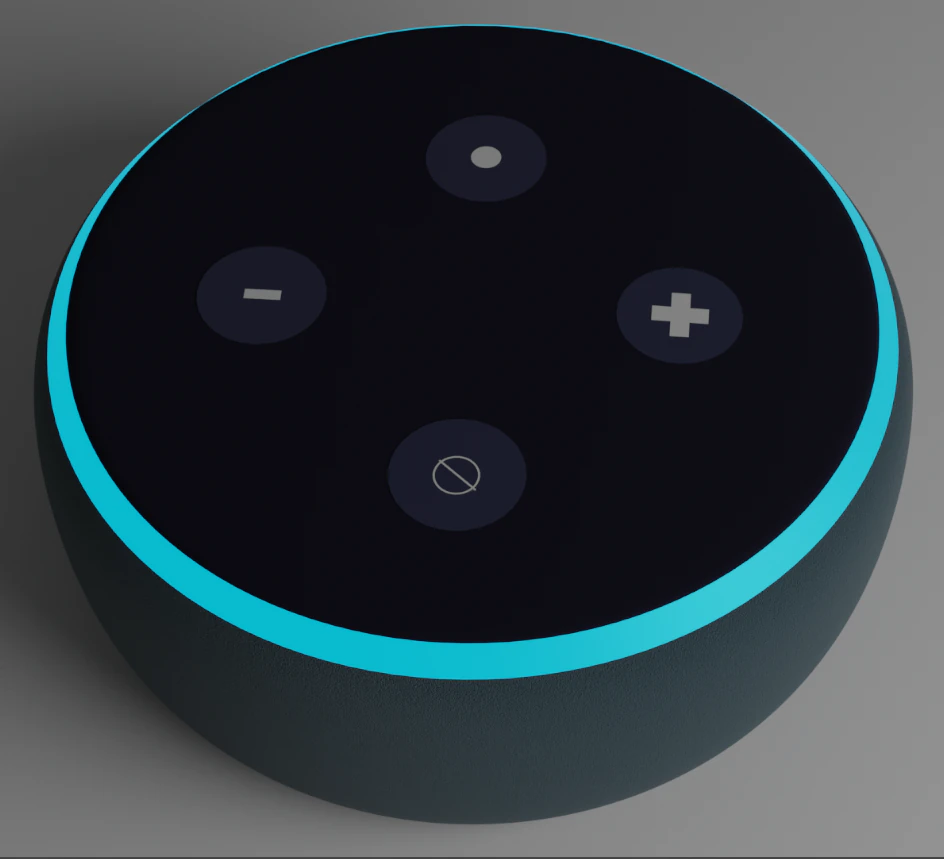 alexa eco ponto 30 Modelo 3D .c4d .max .obj .3ds .fbx .stl .blend 