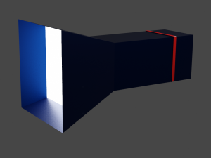 low poly torch 3D Model