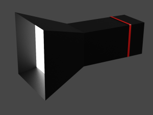 low poly torch 3D Model