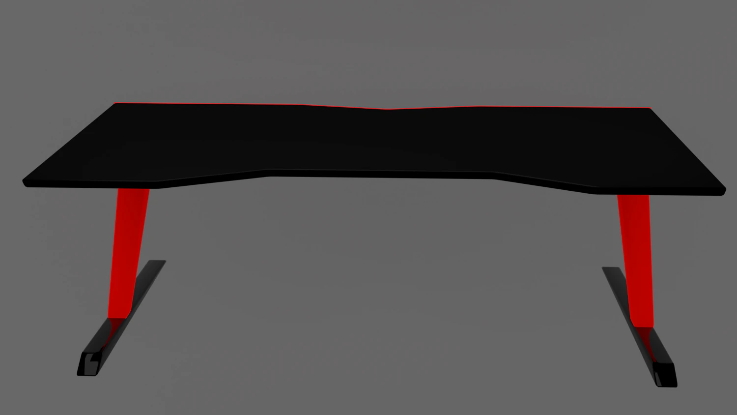 low poly gaming desk 3D Model .c4d .max .obj .3ds .fbx .stl .blend