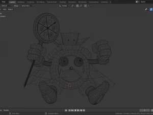 asistente del tiempo Modelo 3D