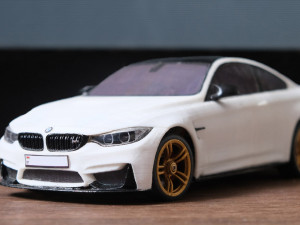 B M W M4 f82 m performance - 3d printed rc car body 3d print model 3D Print Model