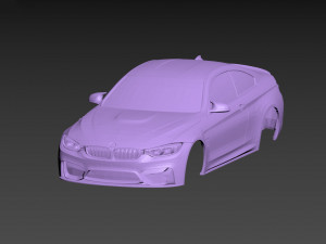 B M W M4 f82 m performance - 3d printed rc car body 3d print model 3D Baskı Modeli