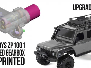 Cambio a 2 velocit&agrave; con alberi di trasmissione telescopici per modello di stampa 3D hb giocattoli zp1001 Modello di stampa 3D