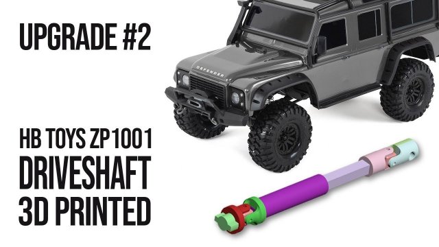 Driveshaft telescopic for hb toys zp1001 3d print model 3D-printmodel .c4d .max .obj .3ds .fbx .stl .blend 