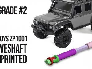 适用于 HB 玩具 zp1001 的伸缩传动轴 3D 打印模型 3D 打印模型