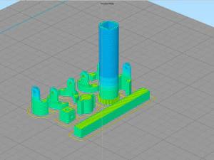 Driveshaft telescopic for hb toys zp1001 3d print model 3D Print Model