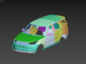 Land rover discovery 5 printable 3D Baskı Modeli